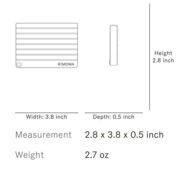 RIMOWA Original Aluminum Card Holder - Picture 15 of 15
